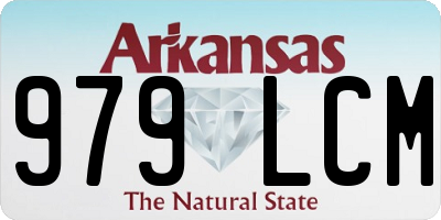 AR license plate 979LCM