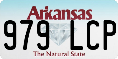 AR license plate 979LCP