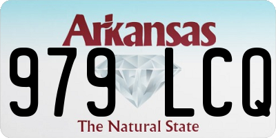 AR license plate 979LCQ