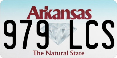 AR license plate 979LCS