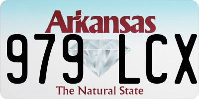 AR license plate 979LCX