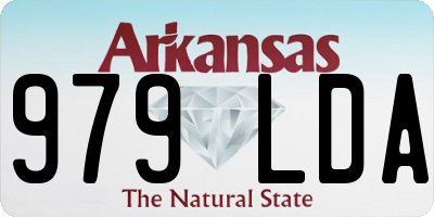AR license plate 979LDA