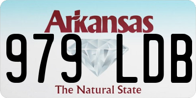 AR license plate 979LDB