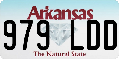 AR license plate 979LDD