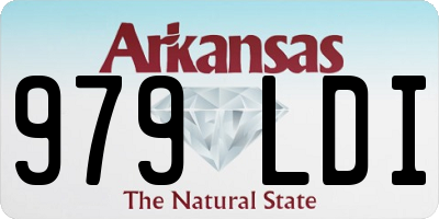 AR license plate 979LDI