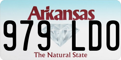 AR license plate 979LDO