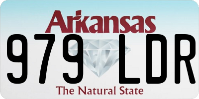 AR license plate 979LDR