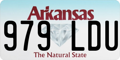 AR license plate 979LDU