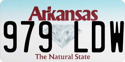 AR license plate 979LDW