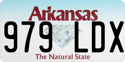 AR license plate 979LDX