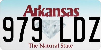 AR license plate 979LDZ