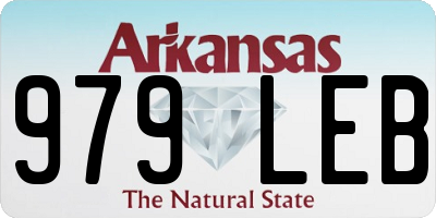 AR license plate 979LEB