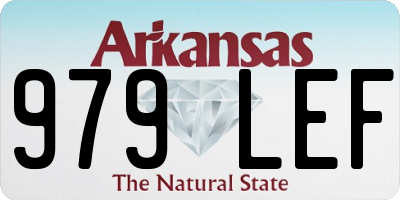 AR license plate 979LEF