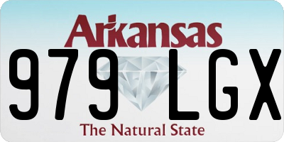 AR license plate 979LGX
