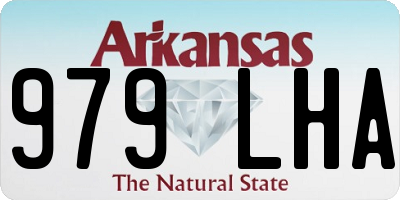 AR license plate 979LHA