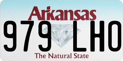 AR license plate 979LHO