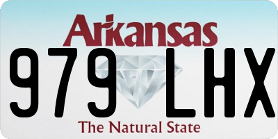 AR license plate 979LHX