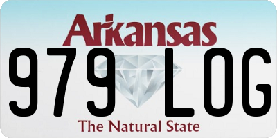 AR license plate 979LOG