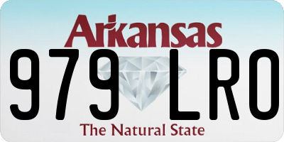 AR license plate 979LRO