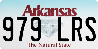 AR license plate 979LRS