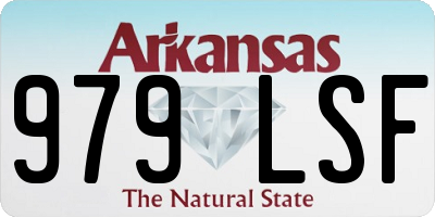 AR license plate 979LSF