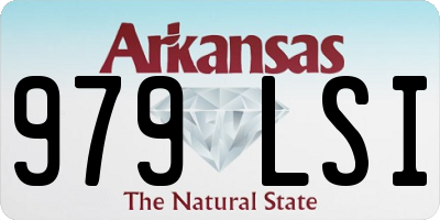 AR license plate 979LSI