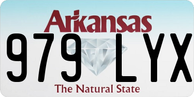 AR license plate 979LYX