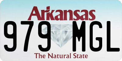 AR license plate 979MGL
