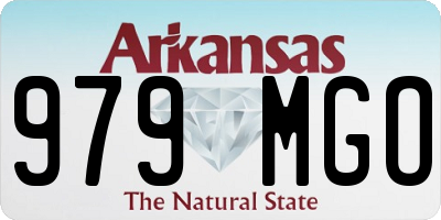 AR license plate 979MGO