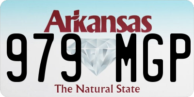 AR license plate 979MGP