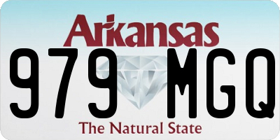 AR license plate 979MGQ