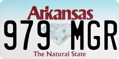 AR license plate 979MGR