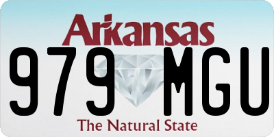 AR license plate 979MGU