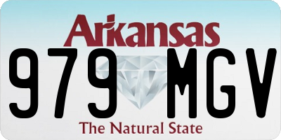 AR license plate 979MGV
