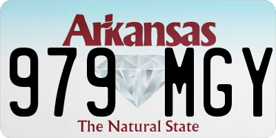 AR license plate 979MGY