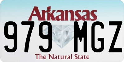 AR license plate 979MGZ