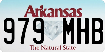 AR license plate 979MHB