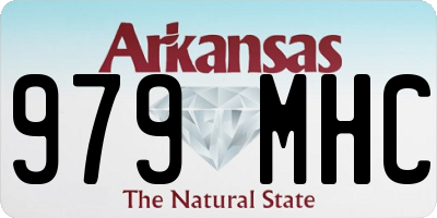 AR license plate 979MHC