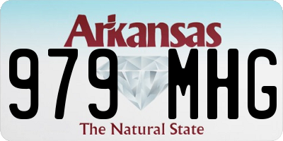 AR license plate 979MHG
