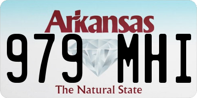 AR license plate 979MHI