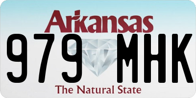 AR license plate 979MHK