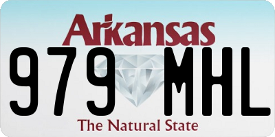 AR license plate 979MHL
