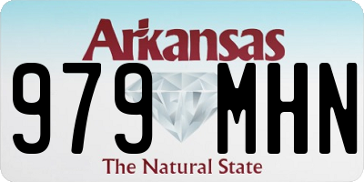 AR license plate 979MHN