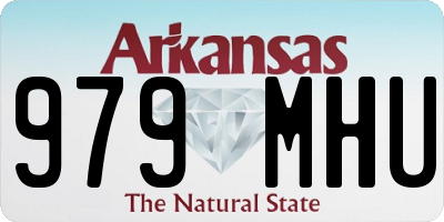 AR license plate 979MHU
