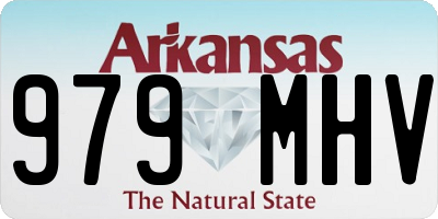 AR license plate 979MHV
