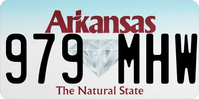AR license plate 979MHW