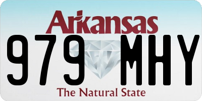 AR license plate 979MHY