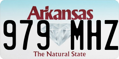 AR license plate 979MHZ