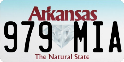 AR license plate 979MIA