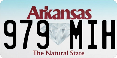 AR license plate 979MIH